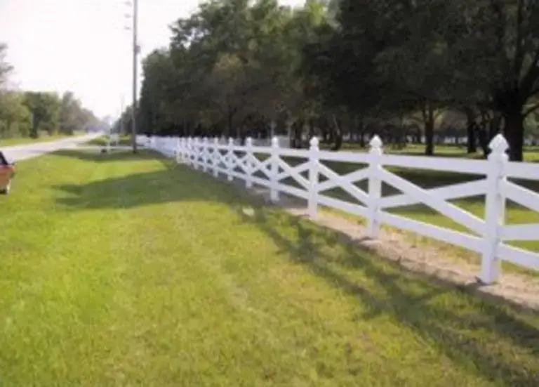 Vinyl Ranch Rail Crossbuck